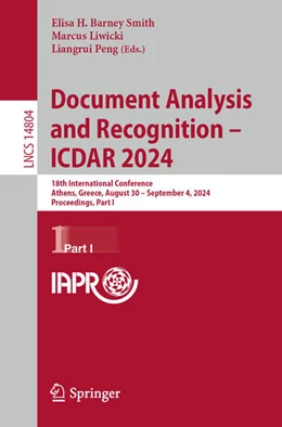 Abbildung von Barney Smith / Liwicki | Document Analysis and Recognition - ICDAR 2024 | 1. Auflage | 2024 | beck-shop.de