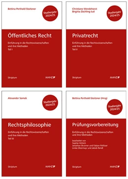 Abbildung von Perthold-Stoitzner / Wendehorst | PAKET: Prüfungsvorbereitung + Einführung in die Rechtswissenschaften und ihre Methoden: Tl. I + Tl. II + Tl. III | 1. Auflage | 2024 | beck-shop.de