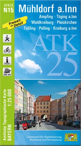 Abbildung von Landesamt für Digitalisierung | ATK25-N15 Mühldorf a.Inn (Amtliche Topographische Karte 1:25000) | 1. Auflage | 2024 | beck-shop.de