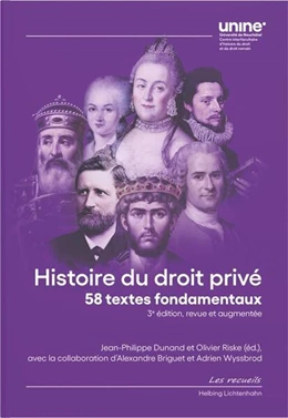 Abbildung von Dunand / Riske | Histoire du droit privé | 3. Auflage | 2024 | beck-shop.de