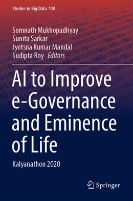 Abbildung von Mukhopadhyay / Sarkar | AI to Improve e-Governance and Eminence of Life | 1. Auflage | 2024 | 130 | beck-shop.de