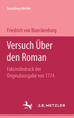 Abbildung von Blanckenburg | Versuch über den Roman | 1. Auflage | 2024 | beck-shop.de