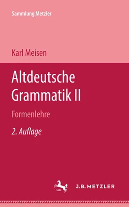 Abbildung von Meisen | Altdeutsche Grammatik | 2. Auflage | 2024 | beck-shop.de