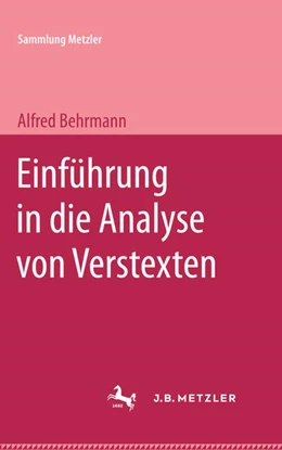 Abbildung von Behrmann | Einführung in die Analyse von Verstexten | 1. Auflage | 2024 | beck-shop.de