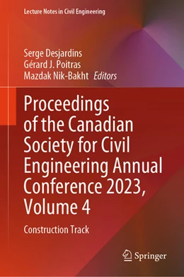 Abbildung von Desjardins / Poitras | Proceedings of the Canadian Society for Civil Engineering Annual Conference 2023, Volume 4 | 1. Auflage | 2024 | beck-shop.de