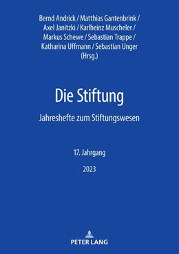 Abbildung von Muscheler / Uffmann | Die Stiftung | 1. Auflage | 2024 | beck-shop.de