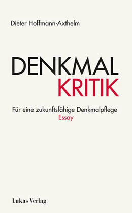 Abbildung von Hoffmann-Axthelm | Denkmalkritik | 1. Auflage | 2024 | beck-shop.de