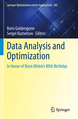 Abbildung von Kuznetsov / Goldengorin | Data Analysis and Optimization | 1. Auflage | 2024 | beck-shop.de