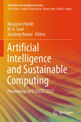 Abbildung von Pandit / Kumar | Artificial Intelligence and Sustainable Computing | 1. Auflage | 2024 | beck-shop.de