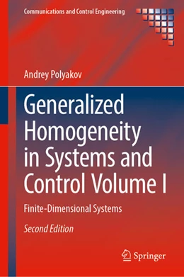 Abbildung von Polyakov | Generalized Homogeneity in Systems and Control Volume I | 2. Auflage | 2025 | beck-shop.de