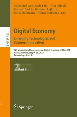 Abbildung von Bach Tobji / Jallouli | Digital Economy. Emerging Technologies and Business Innovation | 1. Auflage | 2025 | 531 | beck-shop.de