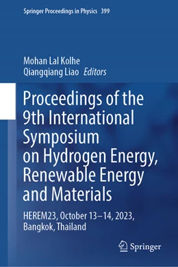 Abbildung von Kolhe / Liao | Proceedings of the 9th International Symposium on Hydrogen Energy, Renewable Energy and Materials | 1. Auflage | 2024 | beck-shop.de