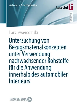 Abbildung von Lewerdomski | Untersuchung von Bezugsmaterialkonzepten unter Verwendung nachwachsender Rohstoffe für die Anwendung innerhalb des automobilen Interieurs | 1. Auflage | 2024 | beck-shop.de