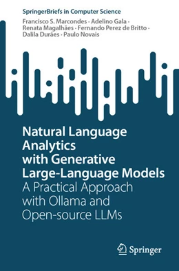 Abbildung von Marcondes / Gala | Natural Language Analytics with Generative Large-Language Models | 1. Auflage | 2024 | beck-shop.de