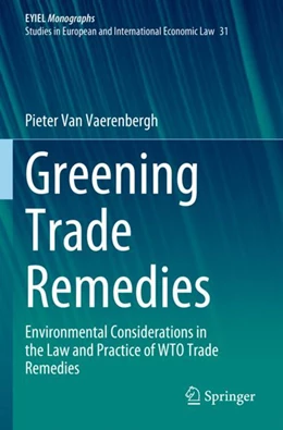 Abbildung von Van Vaerenbergh | Greening Trade Remedies | 1. Auflage | 2024 | beck-shop.de