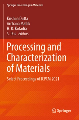 Abbildung von Dutta / Mallik | Processing and Characterization of Materials | 1. Auflage | 2024 | 26 | beck-shop.de