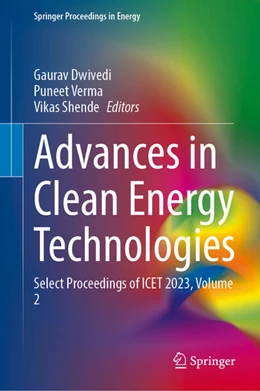 Abbildung von Dwivedi / Verma | Advances in Clean Energy Technologies | 1. Auflage | 2025 | beck-shop.de