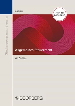 Abbildung von Drüen | Allgemeines Steuerrecht | 22. Auflage | 2024 | beck-shop.de