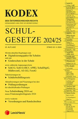 Abbildung von Doralt | KODEX Schulgesetze 2024/25 | 25. Auflage | 2024 | beck-shop.de