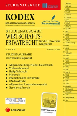 Abbildung von Doralt | KODEX Wirtschaftsprivatrecht Klagenfurt 2024 - inkl. App | 5. Auflage | 2024 | beck-shop.de