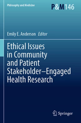 Abbildung von Anderson | Ethical Issues in Community and Patient Stakeholder¿Engaged Health Research | 1. Auflage | 2024 | beck-shop.de