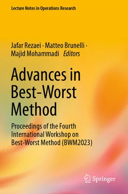 Abbildung von Rezaei / Mohammadi | Advances in Best-Worst Method | 1. Auflage | 2024 | beck-shop.de