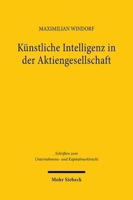 Abbildung von Windorf | Künstliche Intelligenz in der Aktiengesellschaft | 1. Auflage | 2025 | 129 | beck-shop.de