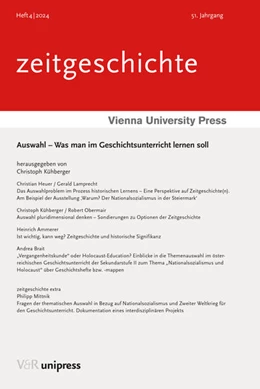 Abbildung von Kühberger | Auswahl – Was man im Geschichtsunterricht lernen soll | 1. Auflage | 2025 | beck-shop.de