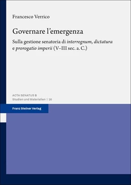 Abbildung von Verrico | Governare l’emergenza | 1. Auflage | 2024 | beck-shop.de