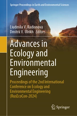 Abbildung von Radionova / Ulrikh | Advances in Ecology and Environmental Engineering | 1. Auflage | 2024 | beck-shop.de