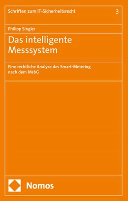 Abbildung von Singler | Das intelligente Messsystem | 1. Auflage | 2024 | beck-shop.de