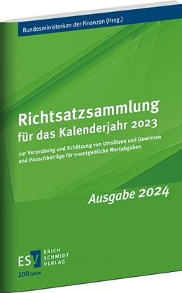 Abbildung von Bundesministerium Der Finanzen | Richtsatzsammlung für das Kalenderjahr 2023 • Ausgabe 2024 | 1. Auflage | 2024 | beck-shop.de