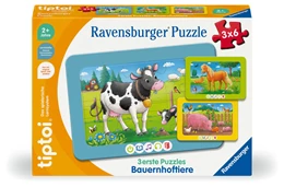 Abbildung von Grimm | Ravensburger tiptoi Puzzle 00229 - 3 erste Puzzles: Bauernhoftiere, niedliche Rahmenpuzzles für Kinder ab 2 Jahren | 1. Auflage | 2025 | beck-shop.de