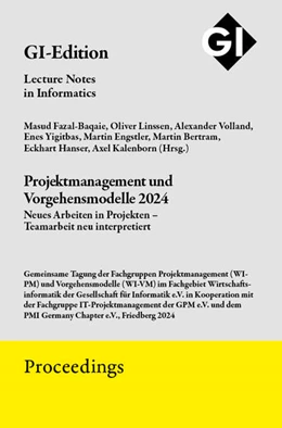 Abbildung von Fazal-Baqaie / Linssen | GI Edition Proceedings Band 353 - PVM 2024 | 1. Auflage | 2024 | beck-shop.de