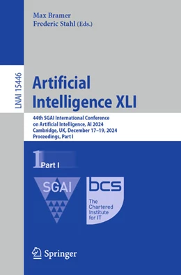 Abbildung von Bramer / Stahl | Artificial Intelligence XLI | 1. Auflage | 2024 | 15446 | beck-shop.de