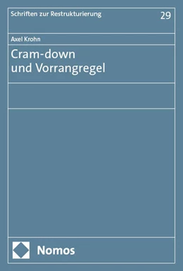 Abbildung von Krohn | Cram-down und Vorrangregel | 1. Auflage | 2024 | 29 | beck-shop.de