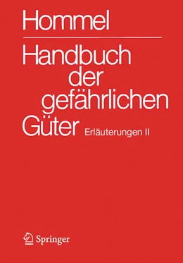 Abbildung von Holzhäuser | Handbuch der gefährlichen Güter. Erläuterungen II | 34. Auflage | 2024 | beck-shop.de