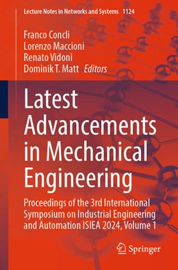 Abbildung von Concli / Maccioni | Latest Advancements in Mechanical Engineering | 1. Auflage | 2024 | beck-shop.de