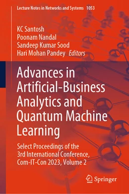 Abbildung von Santosh / Nandal | Advances in Artificial-Business Analytics and Quantum Machine Learning | 1. Auflage | 2024 | beck-shop.de