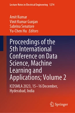 Abbildung von Kumar / Gunjan | Proceedings of the 5th International Conference on Data Science, Machine Learning and Applications; Volume 2 | 1. Auflage | 2024 | beck-shop.de