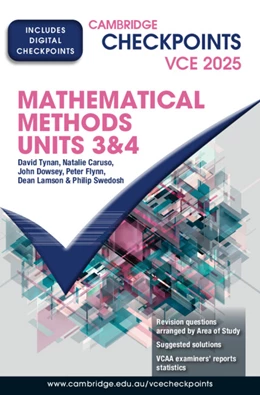 Abbildung von Tynan / Caruso | Cambridge Checkpoints VCE Mathematical Methods Units 3&4 2025 | 1. Auflage | 2024 | beck-shop.de