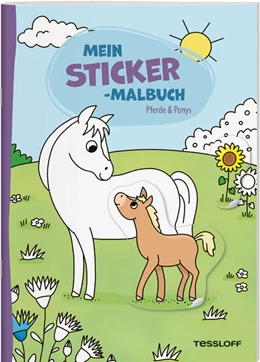 Abbildung von Mein Sticker-Malbuch. Pferde & Ponys | 1. Auflage | 2025 | beck-shop.de