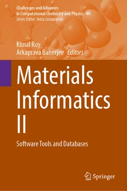 Abbildung von Roy / Banerjee | Materials Informatics II | 1. Auflage | 2025 | 40 | beck-shop.de