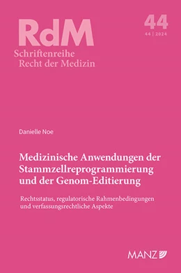 Abbildung von Noe | Medizinische Anwendungen der Stammzellreprogrammierung und der Genom-Editierung | 1. Auflage | 2024 | 44 | beck-shop.de