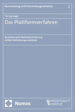 Abbildung von Sprenger | Das Plattformverfahren | 1. Auflage | 2024 | 2 | beck-shop.de