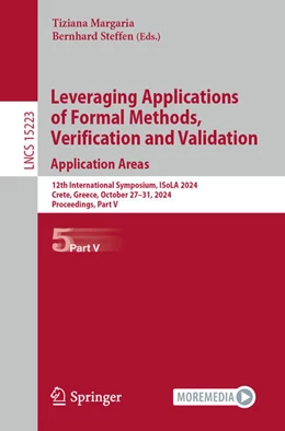 Abbildung von Margaria / Steffen | Leveraging Applications of Formal Methods, Verification and Validation. Application Areas | 1. Auflage | 2024 | beck-shop.de