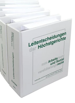 Abbildung von Schrank | Leitentscheidungen der Höchstgerichte zum Arbeitsrecht und Sozialversicherungsrecht | 73. Auflage | 2024 | beck-shop.de