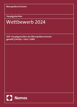 Abbildung von Monopolkommission | Hauptgutachten. Wettbewerb 2024 | 1. Auflage | 2024 | 25 | beck-shop.de