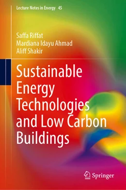 Abbildung von Riffat / Ahmad | Sustainable Energy Technologies and Low Carbon Buildings | 1. Auflage | 2025 | 45 | beck-shop.de