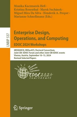 Abbildung von Kaczmarek-Heß / Rosenthal | Enterprise Design, Operations, and Computing. EDOC 2024 Workshops                                        | 1. Auflage | 2025 | 537 | beck-shop.de